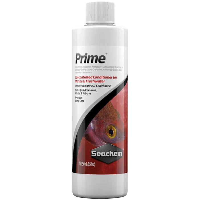 Seachem Prime 250 ml Aquarium Water Conditioner – Fast‑Acting Fish Health Booster