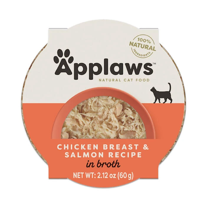 Aplaws Top Dish Chicken & Salmon Wet Food – 2.12 oz Gourmet Meal
