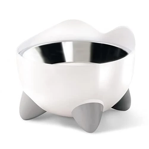 CATIT PIXI White Anti‑Slip Cat Feeding Dish – Durable, Easy‑Clean Bowl