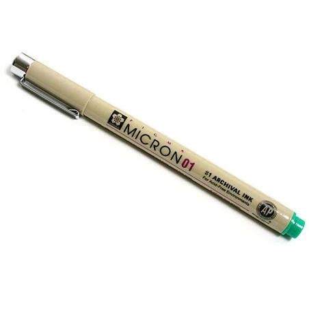Pigma Micron Fine-Line Ink Pen – 0.25 mm Tip in Vibrant Green