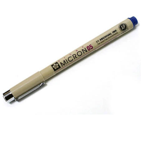 Royal Blue 0.45 mm Pigma Micron Fine‑Line Ink Pen – Archival Quality