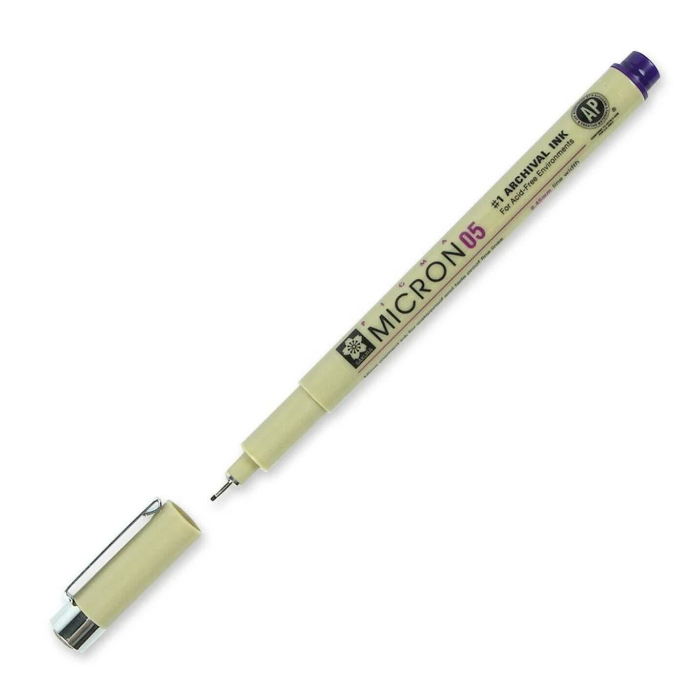 Pigma Micron 0.45 mm Purple Fine‑Line Ink Pen