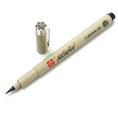Pigma Black Brush Pen – Professional Calligraphy & Illustration Marker