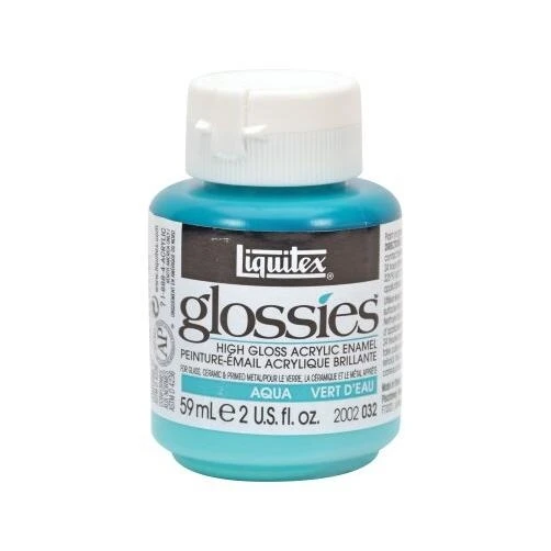 LTX Glossies Aqua – Vibrant Ocean‑Blue High‑Shine Nail Polish
