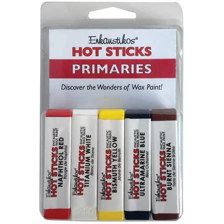 Heat‑Resistant Silicone Stirring Sticks – 5‑Piece Primary Set | HotSticks
