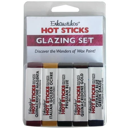5‑Piece HotSticks Ceramic Glazing Kit – Heat‑Resistant Silicone Applicators