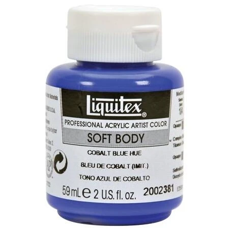 LTX 2 oz Cobalt Blue Acrylic Paint – Vivid Artist’s Color