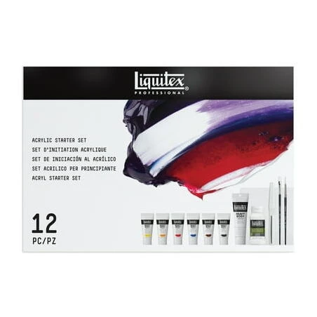 LTX 12‑Piece Acrylic Starter Kit – Professional Paints & Essentials