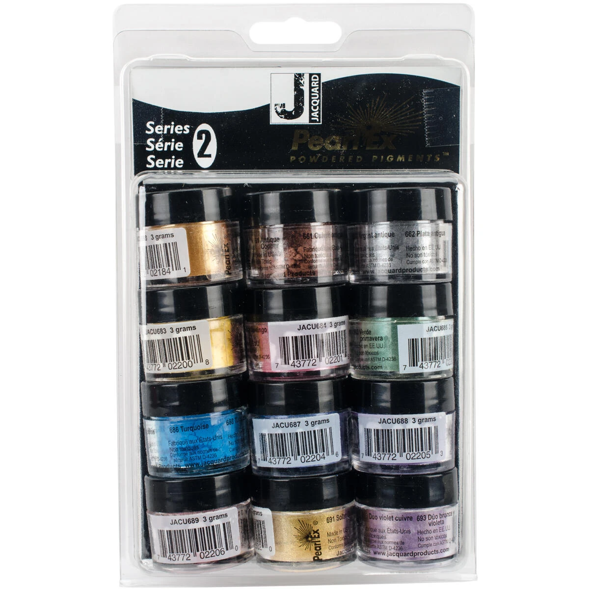 Pearl‑Ex 12‑Shade Premium Pearl Nail Polish Collection – Series 2