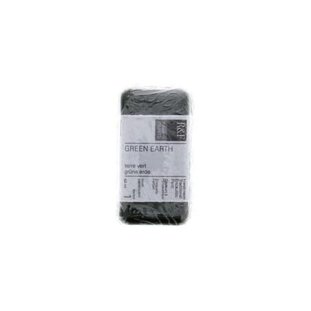 R&F Green Earth Encaustic Paint – 40 ml Museum‑Quality Oil‑Based Color