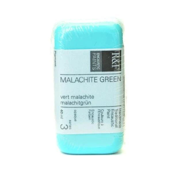 R&F Encaustic Paint – 40 ml Malachite Green, Professional Oil‑Based Color