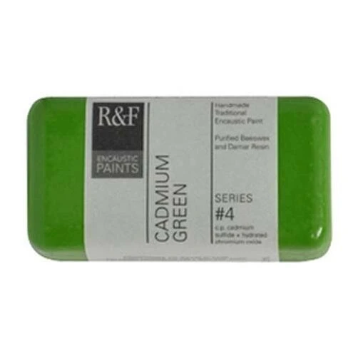 Cadmium Green Encaustic Paint – 40 ml Tube – R&F Artist Pigment