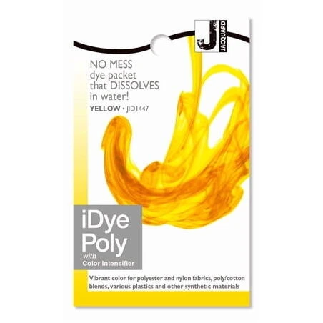 IDYE Yellow Polyester Dye – 14 g Pack for Vibrant Fabric Coloring