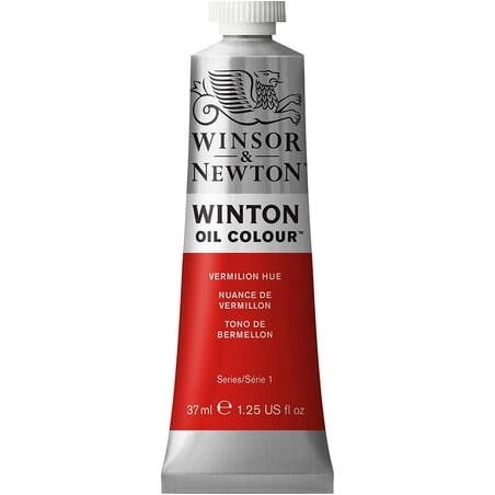 Winton 37 ml Vermilion Hue Acrylic Paint – Vibrant Red for Artists