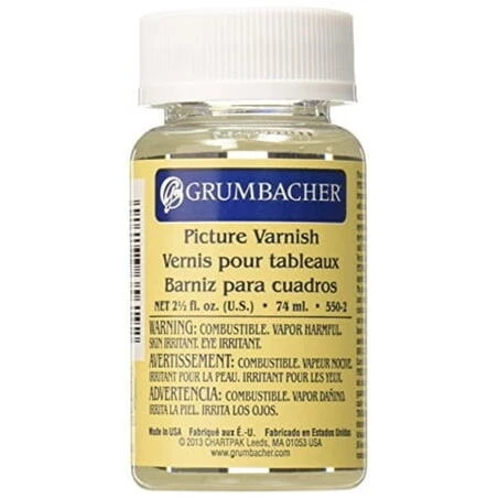 Grum Artist-Grade Picture Varnish – 2.5 oz Protective Finish