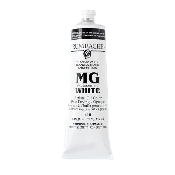 White Underpainting Paint 150ml – MG Professional