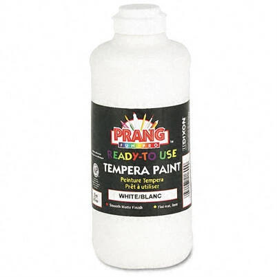 Premium White Tempera Paint – 16 oz Non‑Toxic Artist Grade