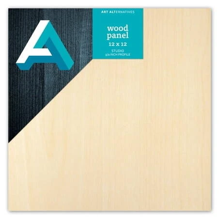 Premium 3/4" Cradled 12x12 Wood Panel – Solid Hardwood for Cabinetry & Décor