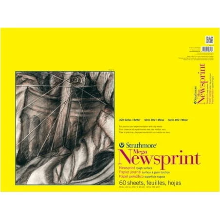 Strath Premium Newsprint Paper – 300gsm, 18×24 in Bulk Roll