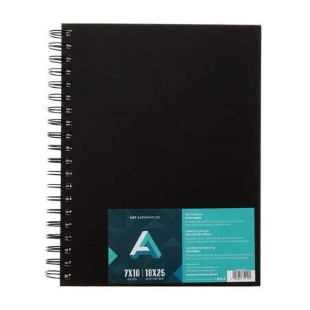 7x10 Wire‑Bound Perforated Sketchbook – Premium Portable Drawing Pad