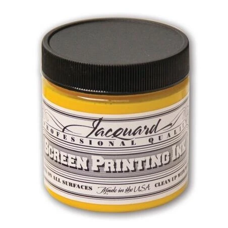 Vibrant Yellow Screen Printing Ink – 4 oz Professional Grade
