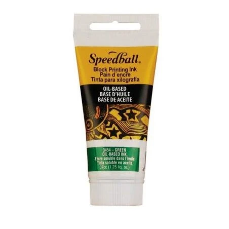 Vivid Green 1.25 oz Oil Block Ink – Professional Artist’s Pigment Ink