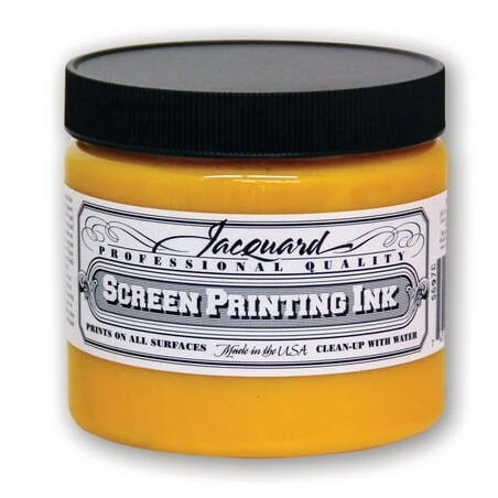 Professional 16 oz Yellow Screen Printing Ink – High‑Visibility, Fast‑Dry Formula