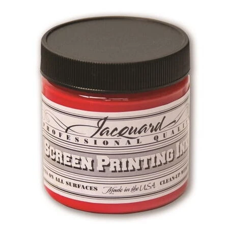 Vibrant Red 4‑oz Professional Screen‑Printing Ink