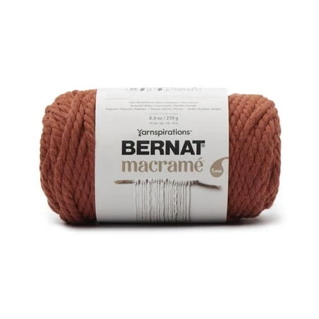 Burnt Orange Macrame Yarn – Bernat Premium Craft Yarn