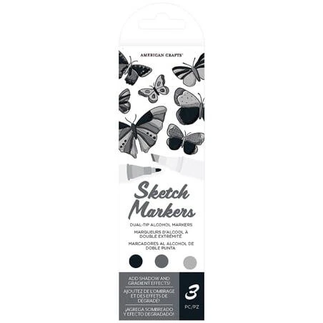 Slate‑Colored AC Sketch Markers – Professional Art & Design Set