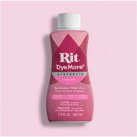 RIT Super Pink Synthetic Fabric Dye – Vibrant Color for Clothes