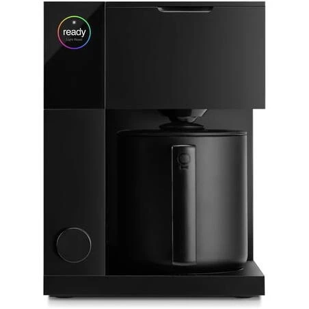 Black 1.5L Coffee Maker – Compact Automatic Brew Machine
