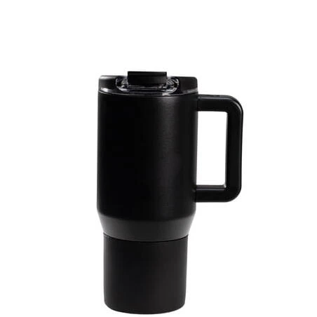 Black 20 oz Insulated Travel Tumbler – Leak‑Proof Coffee Cup