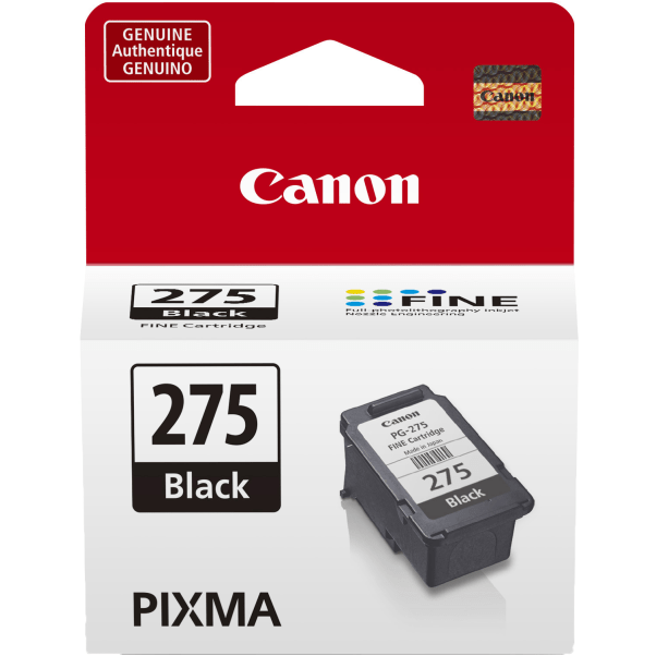 Canon PG-275 Genuine Black Ink Cartridge – High‑Yield for PIXMA Printers