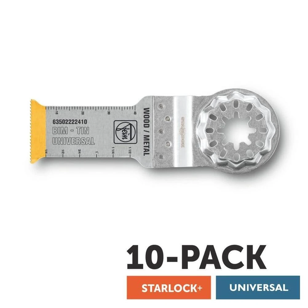 10‑Piece 2‑1/8″ Oscillating Blade Set for Multi‑Material Cutting
