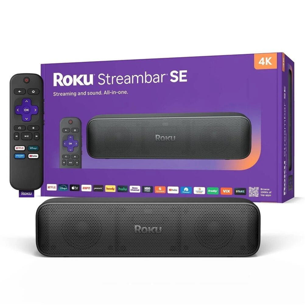 Roku Streambar SE – Compact Roku‑Powered Soundbar with Built‑In Streaming