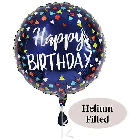 17‑Inch Birthday Balloon – Vibrant Club‑Style Party Decoration