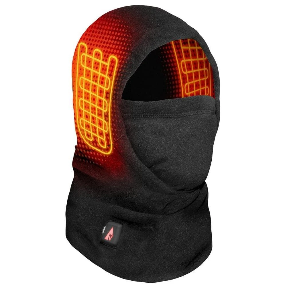 Black One-Size Tactical Balaclava – Insulated Winter Face Cover
