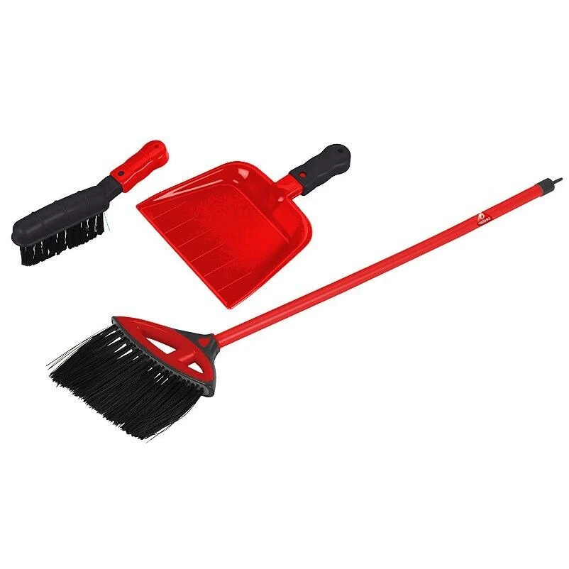 Heavy‑Duty 3‑Piece Broom & Dustpan Cleaning Set – Premium Home Care Kit