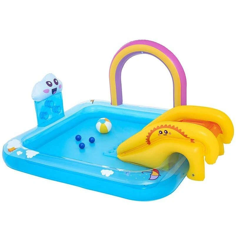 6‑Foot PVC Inflatable Splash Pad – Backyard Water Play Mat