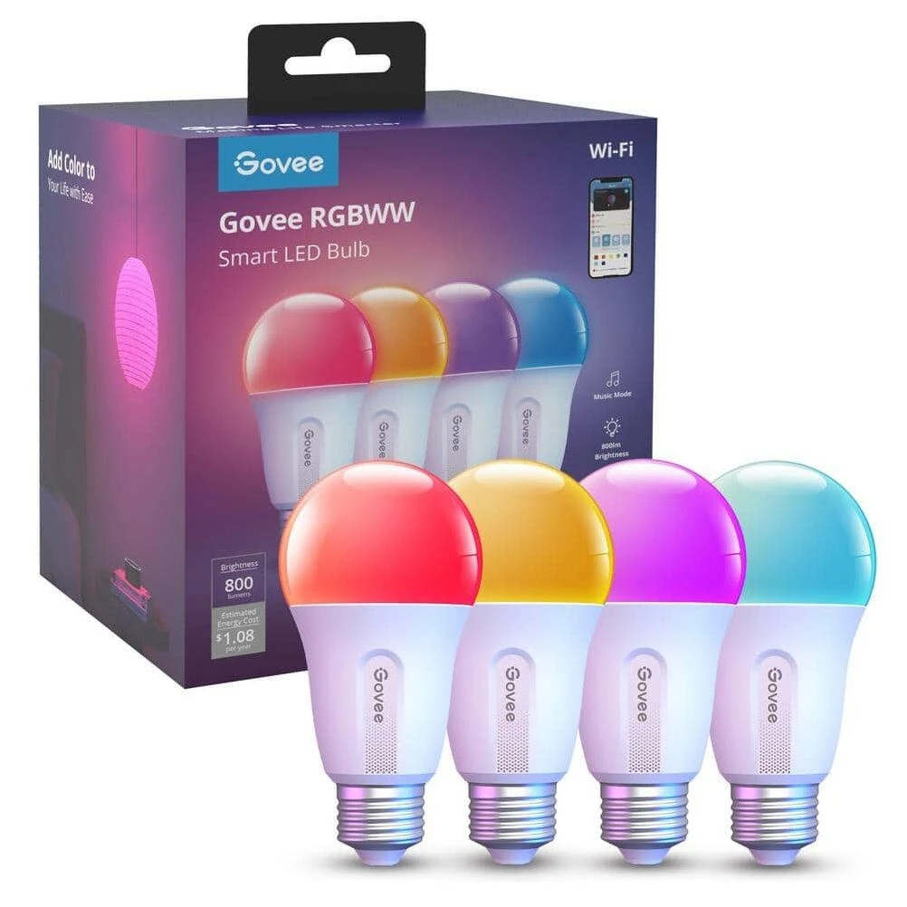 9W A19 E26 LED Light Bulb – Warm White, Energy‑Saving Illumination