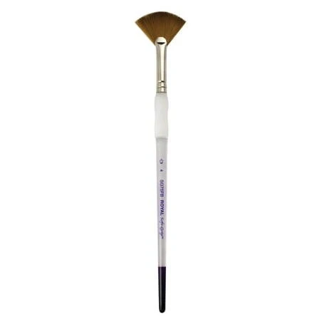 SoftGrip Sable Handheld Fan – Elegant Lightweight Costume Accessory