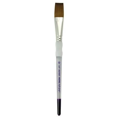 SoftGrip Sable Stroke Brush – 3/4" Fine‑Art Paint Brush