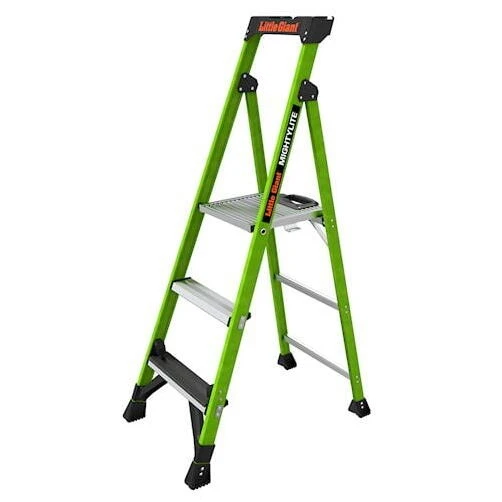 LG 5‑Foot FBRGLS Step Ladder – Lightweight Aluminum Ladder for Home & Pro Use