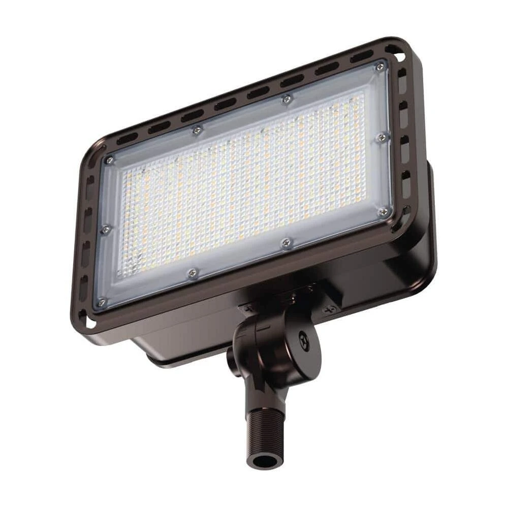 8000‑Lumen Bronze LED Floodlight – FT Series Outdoor Security Light