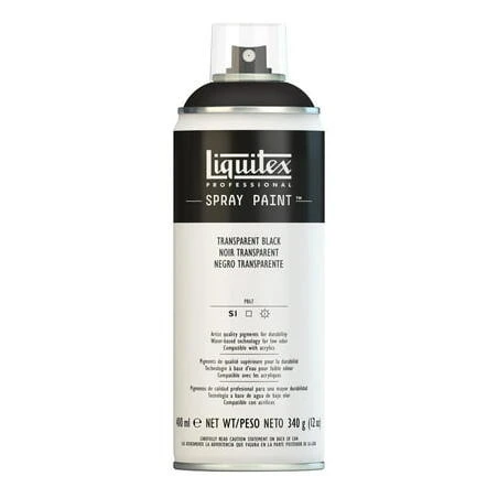 LQTX Transparent Black Art Spray Paint – Premium Finish for Creative Projects