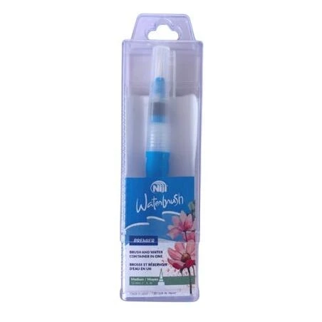 Niji Premier Waterbrush Medium – Refillable Brush Pen for Vibrant Watercolor Art