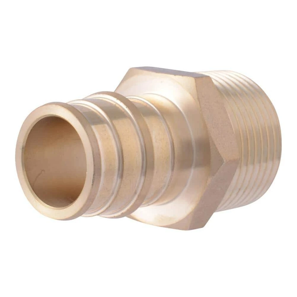 3/4" Brass EPExx to 3/4" Male NPT Adapter – High‑Pressure Plumbing Connector