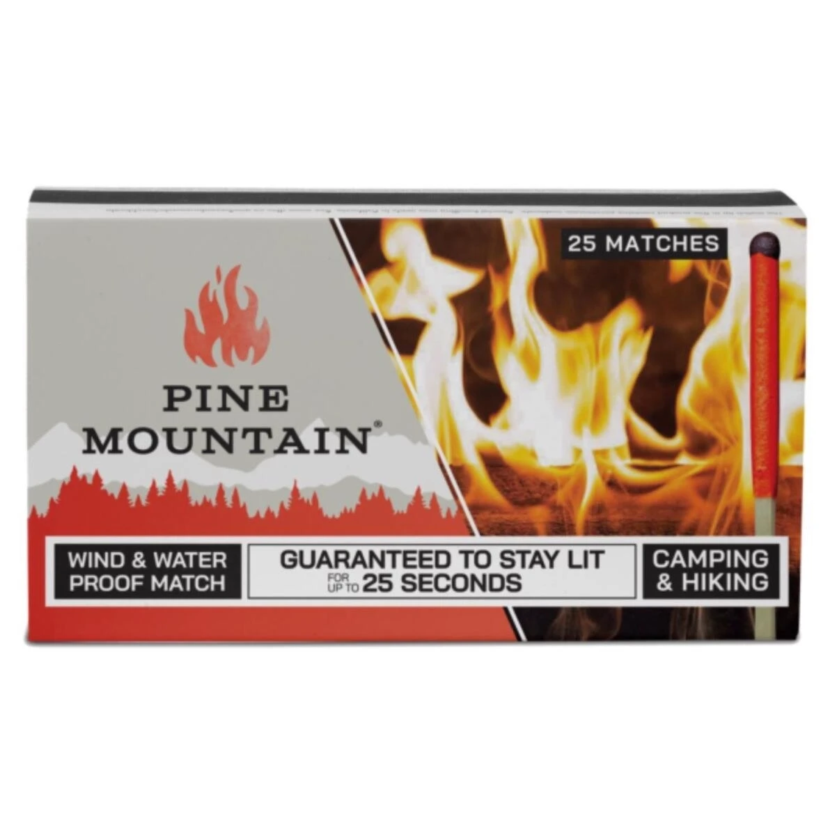 Premium 3‑Inch Wooden Matchsticks – 25‑Count Box