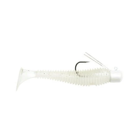 White 3‑Inch Soft‑Body Swimbait Lure – Premium Fishing Bait